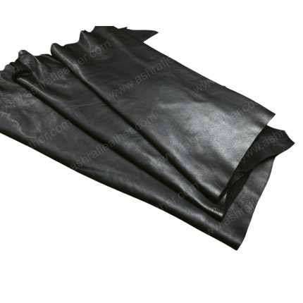 Black Cowhide Leather